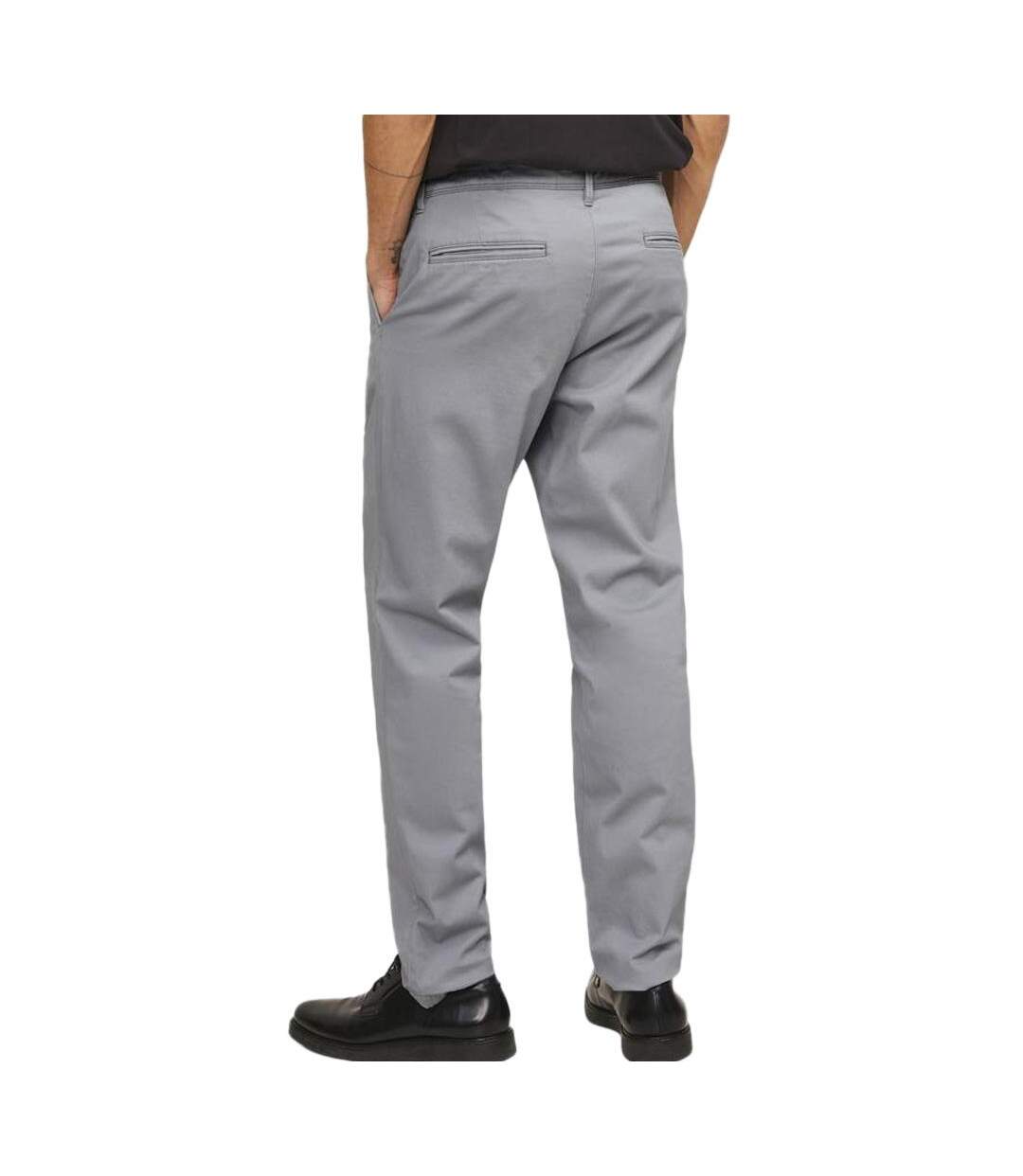 Pantalon en chino gris homme jack & jones barret-2