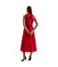 Robe Mi-longue Motif/style Floral Aliara Femme Rouge Ted Baker-3