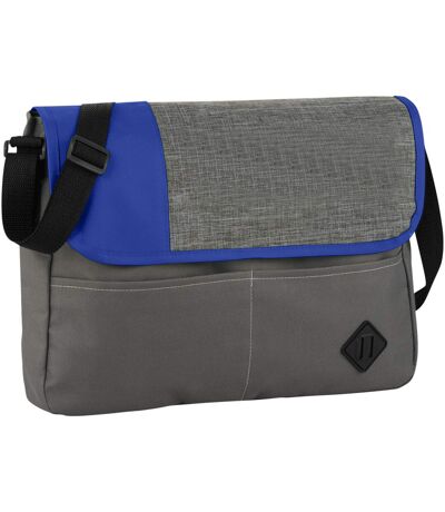 Bullet Offset Convention Messenger (Pack of 2) (Gray/Royal Blue) (15.2 x 2 x 11.8 inches) - UTPF2536