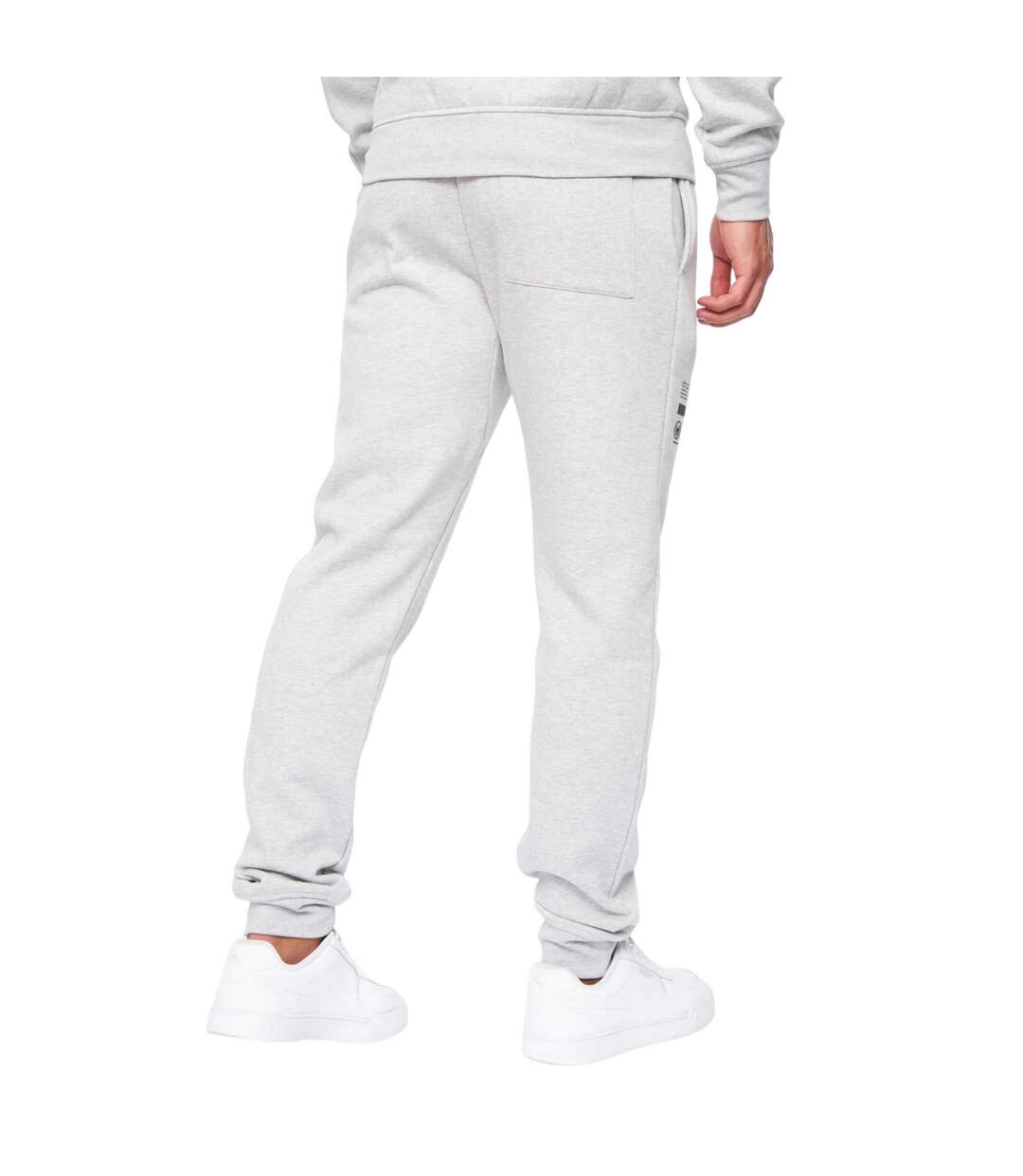 Mens Jennerkins Jogging Bottoms Grey Marl Duck And Cover-2
