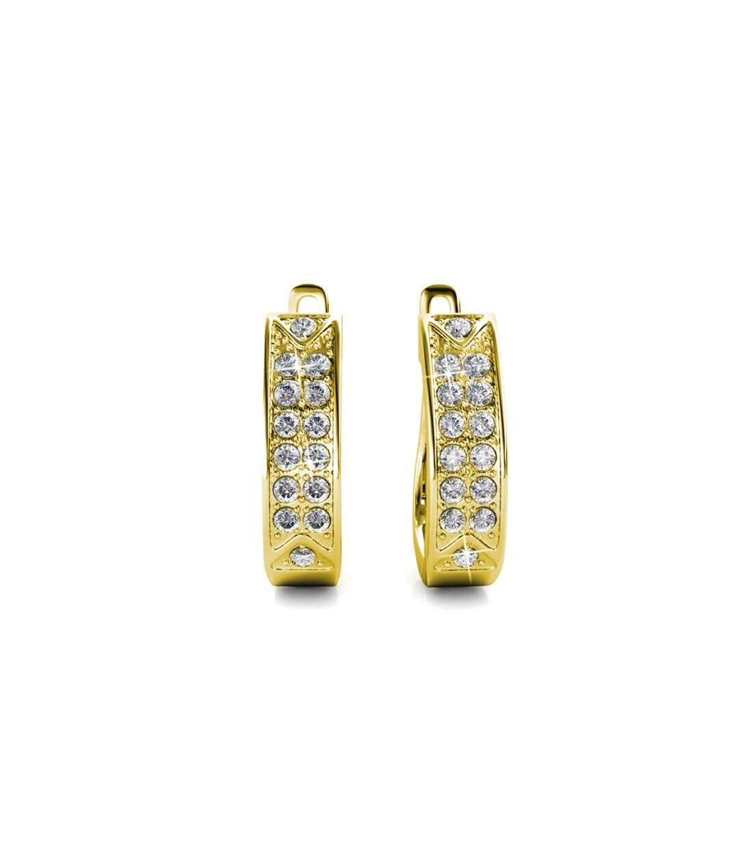 Boucles d'oreilles Meg Hoop, Cristal d'Autriche-2