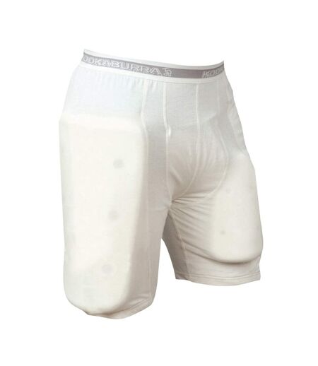 Mens Protective Padded Shorts White Kookaburra