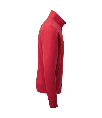 Mens authentic sweat jacket classic red Russell