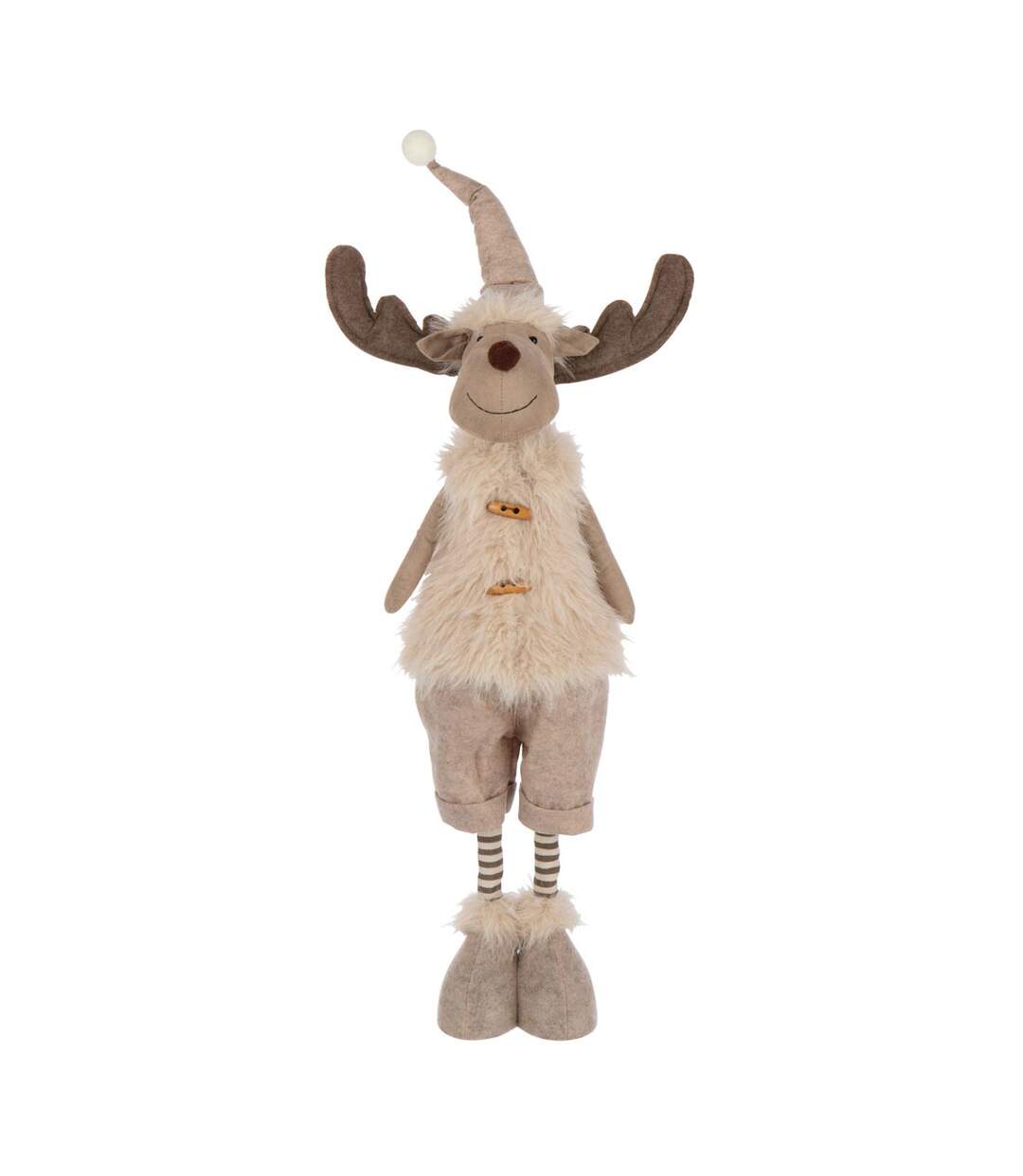 Statue Élan Télescopique Fungo 67cm Beige-1