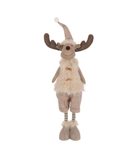 Statue Élan Télescopique Fungo 67cm Beige