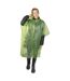 Unisex Adult Mayan Recycled Plastic Raincoat (Lime)