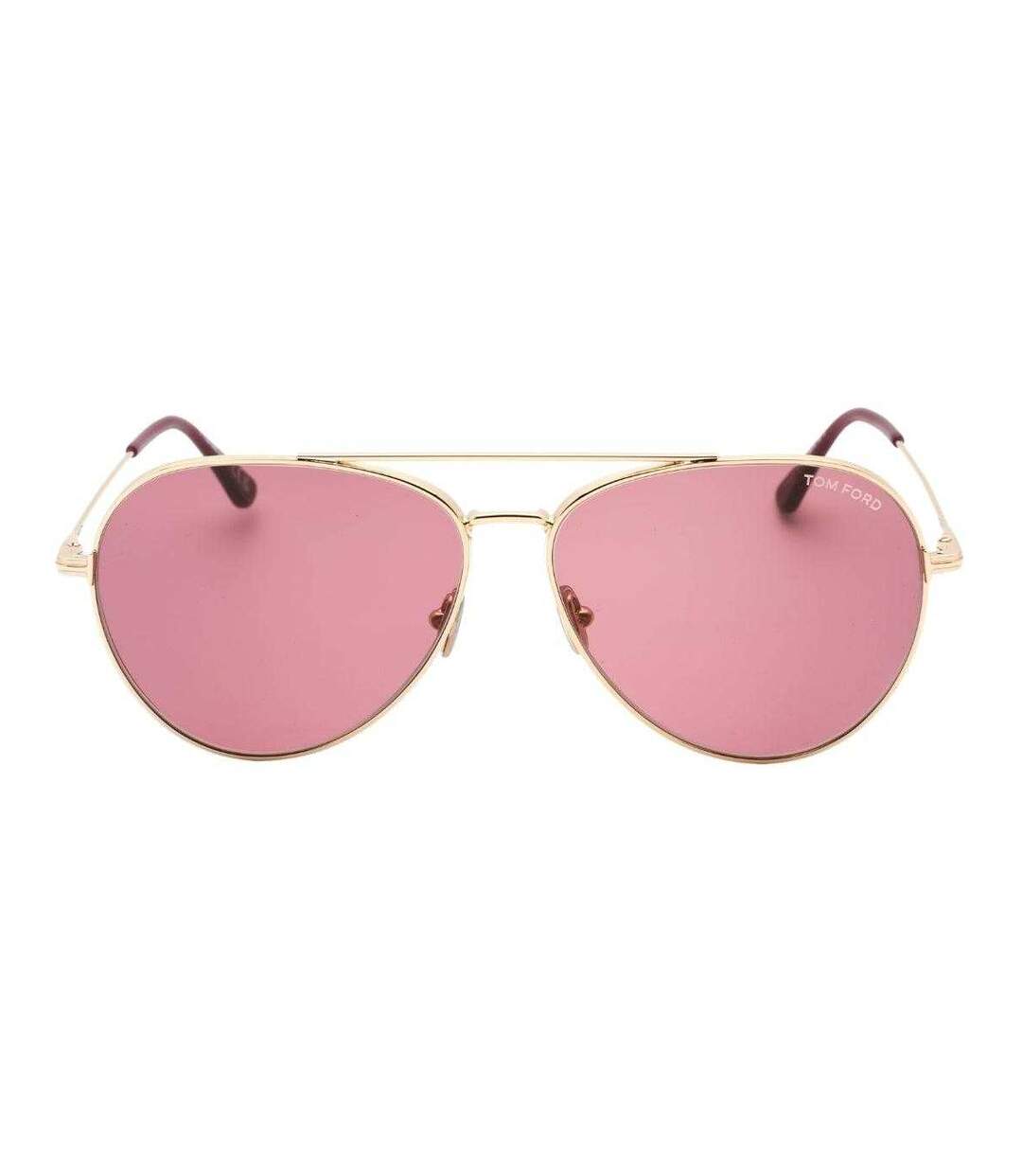 Lunettes De Soleil Femme Taille Unique Jaune Or Tom Ford-2