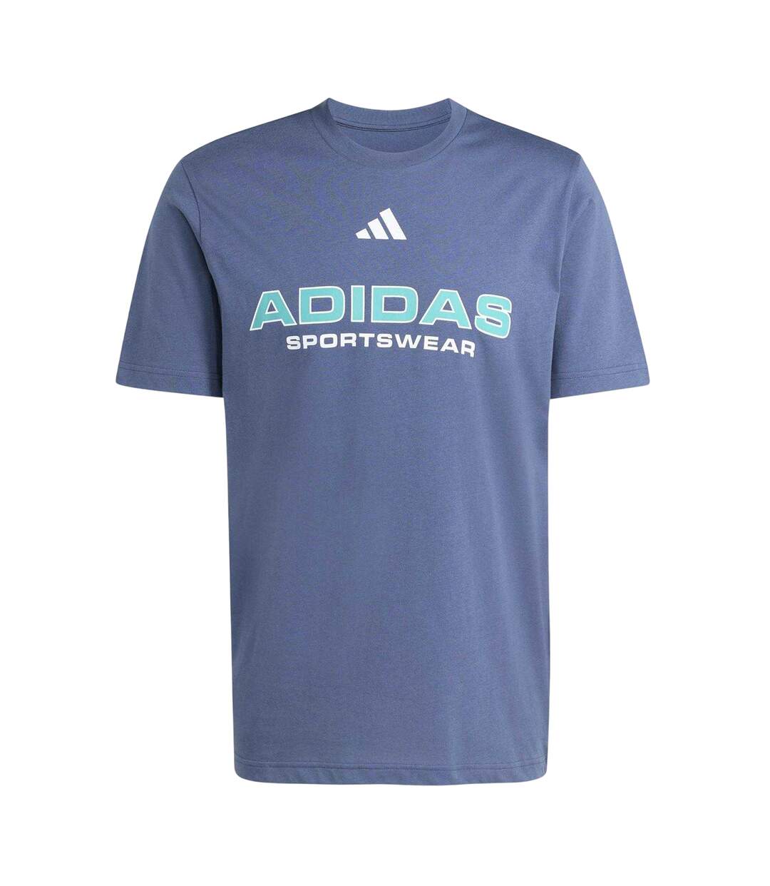 T-shirt Motif/style Linéaire House Of Tiro Homme Bleu Marine Bleu Sarcelle Adidas-2