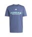 T-shirt Motif/style Linéaire House Of Tiro Homme Bleu Marine Bleu Sarcelle Adidas-2