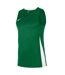 Mens Team V Neck Basketball Jersey Pine Green White Nike-3