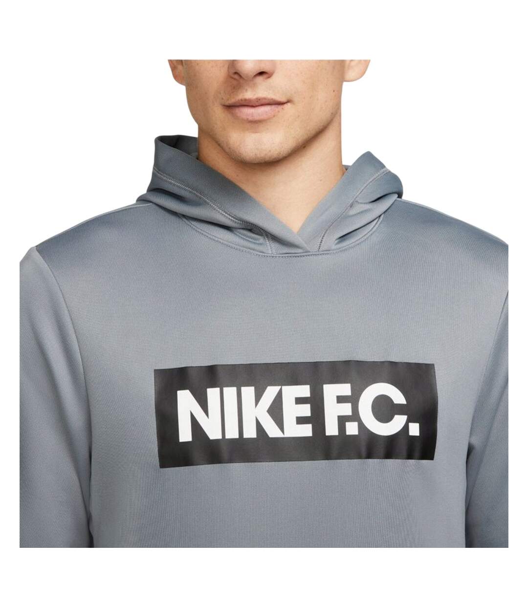 Sweat À Capuche Df Fc Libero Homme Gris Argenté Nike-3