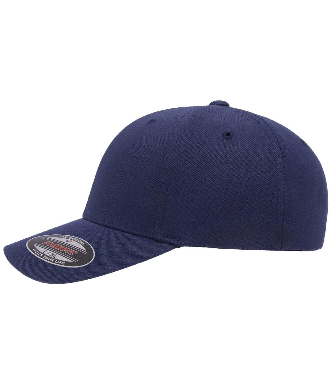 Casquette de baseball flexfit adulte marine Yupoong-3