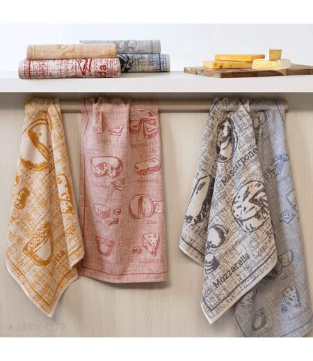 Torchon de cuisine toile collection CHEESE