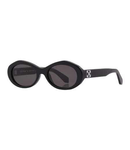 Lunettes De Soleil Motif/style Ovale Edison Femme Taille Unique-taille Unique Noir Noir Off White