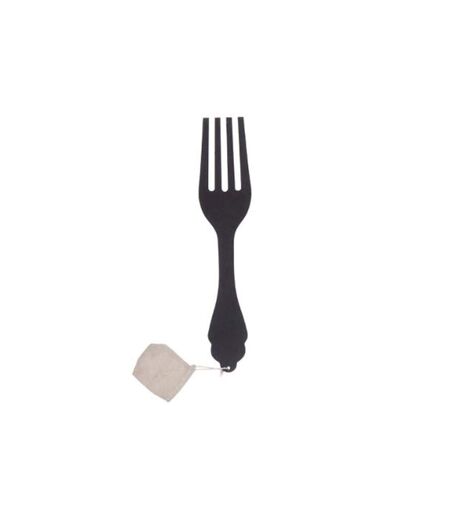 Décoration Murale Couvert Fourchette 38cm Noir