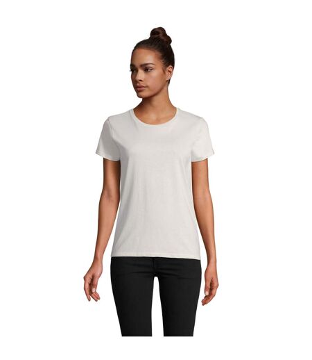 T-shirt Pioneer Femme Blanc Cassé SOLS