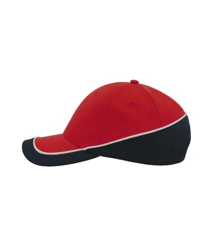 Atlantis - Casquette compétition RACING - Mixte (Rouge / bleu marine) - UTAB203