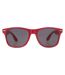 Sun Ray Recycled Plastic Sunglasses (Red) (One Size)