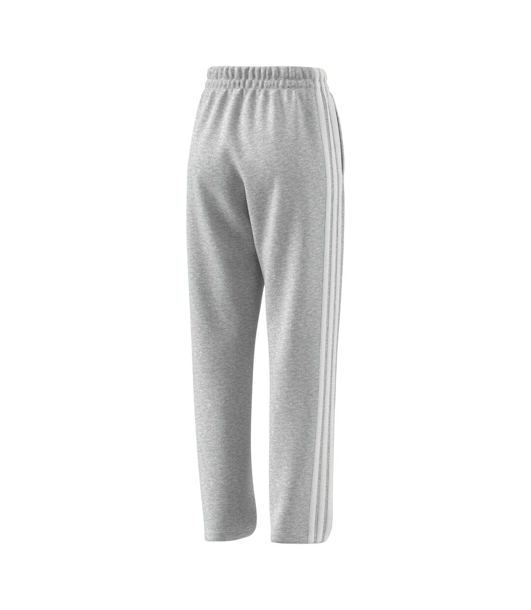 Pantalon De Jogging Motif/style 3 Rayures Essential Femme Gris Moyen Adidas-2