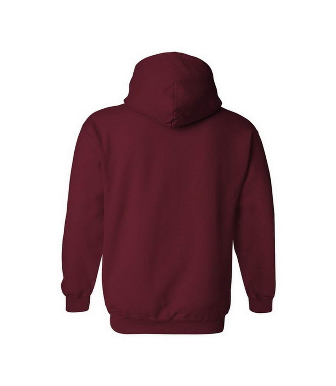 Sweatshirt à capuche unisexe rouge grenat Gildan-2