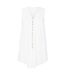 Womens/ladies V Neck Sleeveless Blouse White Joe Browns-2