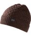 Bonnet À Maille Torsadée Et Revers Harrell Homme Pourpre Regatta-1