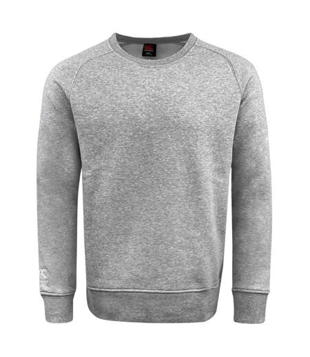 Mens Club Crew Neck Sweatshirt Classic Marl Canterbury
