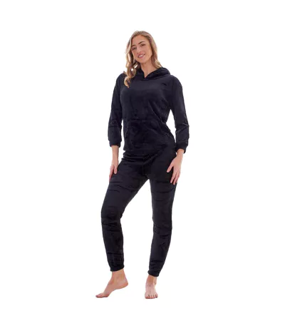 Ensemble De Pyjama Long Femme Noir Keanu