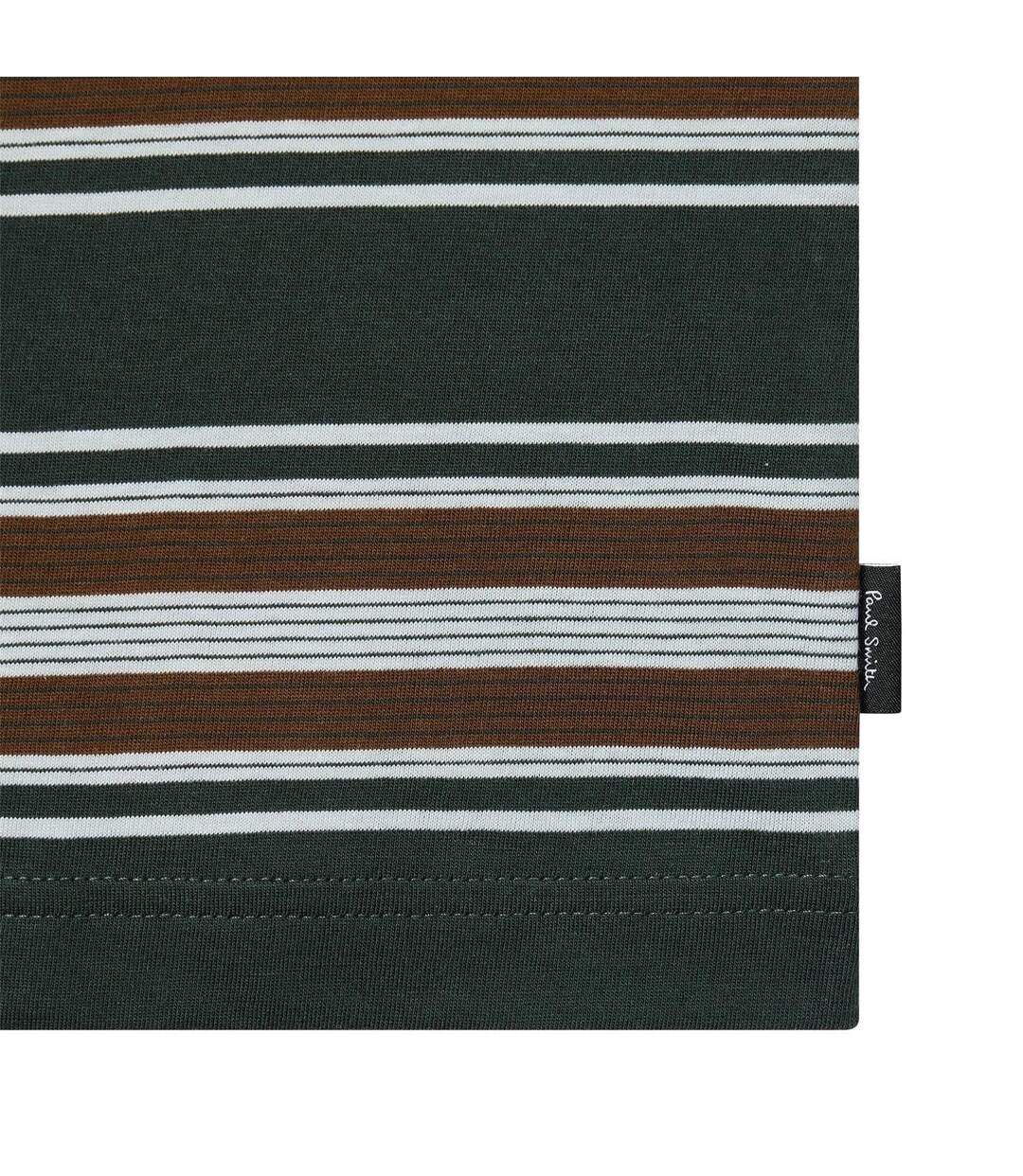 T-shirt Motif/style Rayures Larges Homme Vert Paul Smith-4