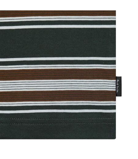 T-shirt Motif/style Rayures Larges Homme Vert Paul Smith