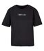 T-shirt Don't Care Femme Noir Miss Tee-2