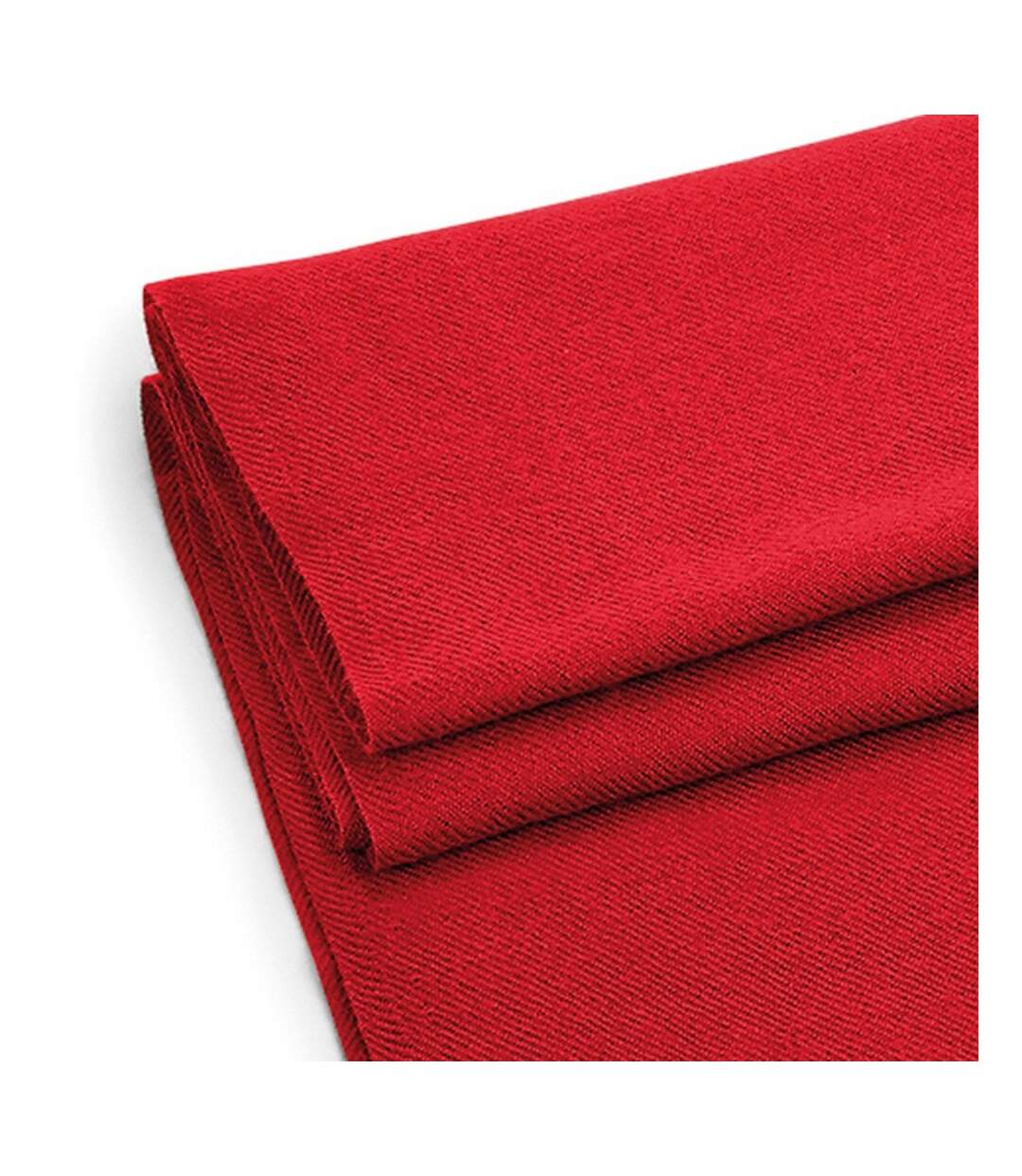 Beechfield Unisex Classic Woven Oversized Scarf (Classic Red) (One Size) - UTRW7305-2