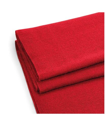 Beechfield Unisex Classic Woven Oversized Scarf (Classic Red) (One Size)