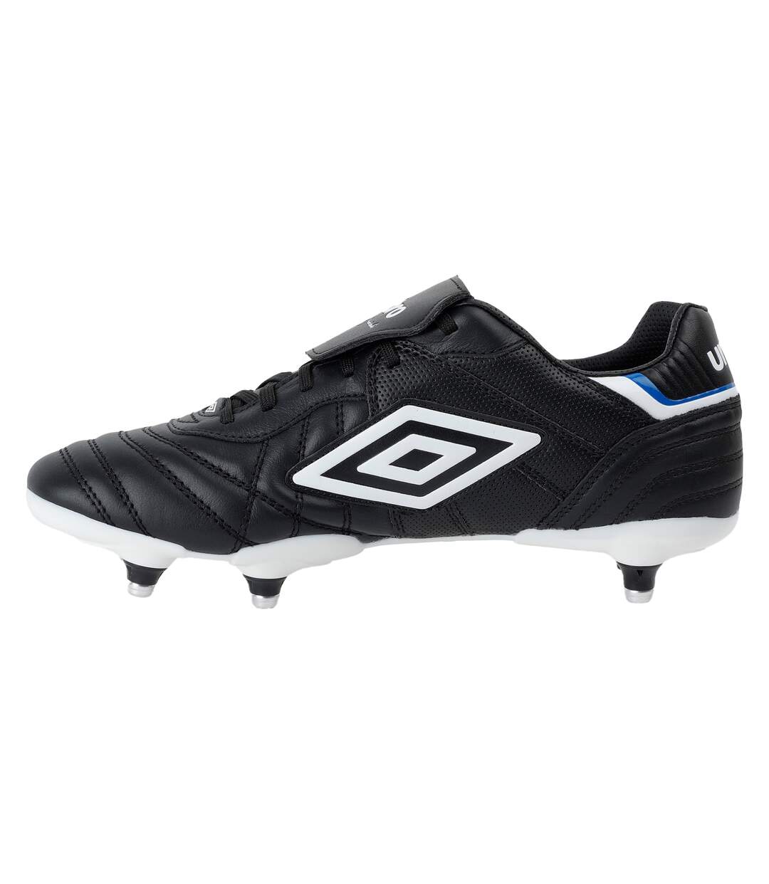 Mens speciali eternal team sg leather football boots black/white/royal blue Umbro-2