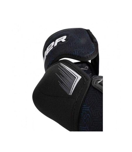 Childrens/kids X Intermediate Hockey Elbow Pads M Black White Bauer