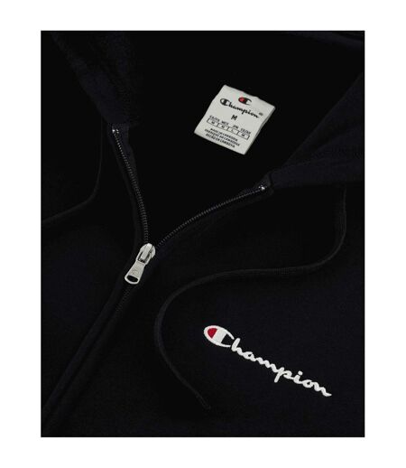 Veste À Capuche Motif/style Logo Sur Poitrine Homme Noir Champion