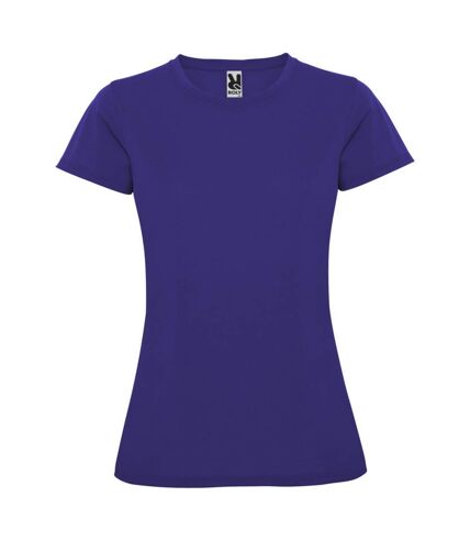 Roly Womens/Ladies Montecarlo Short-Sleeved Sports T-Shirt (Mauve)
