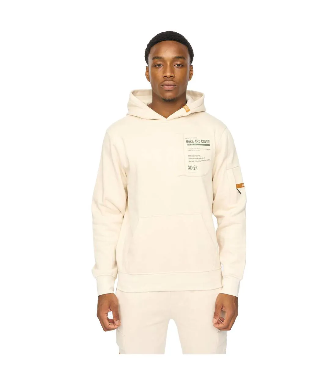Mens Adamsberg Hoodie Off White Duck And Cover-2