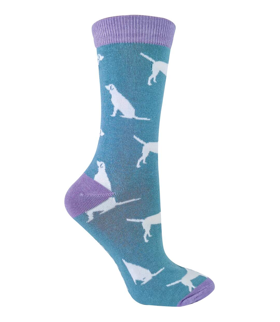 Chaussettes Femme Bambou Été avec Chien Motifs-1