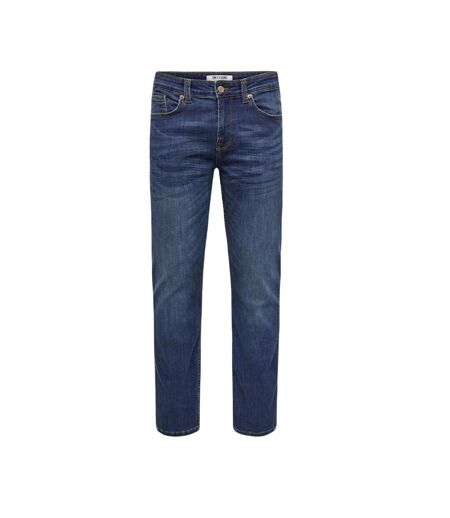 Jean bleu foncé homme only & sons weft