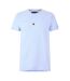 T-shirt Motif/style Logo Sur Poitrine Femme Bleu Chiné Tommy Hilfiger-1