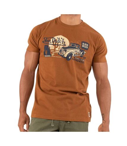 T-shirt Marron Homme Von Dutch Truck - M