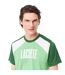 Mens Colour Block T-shirt Green Lacoste-4
