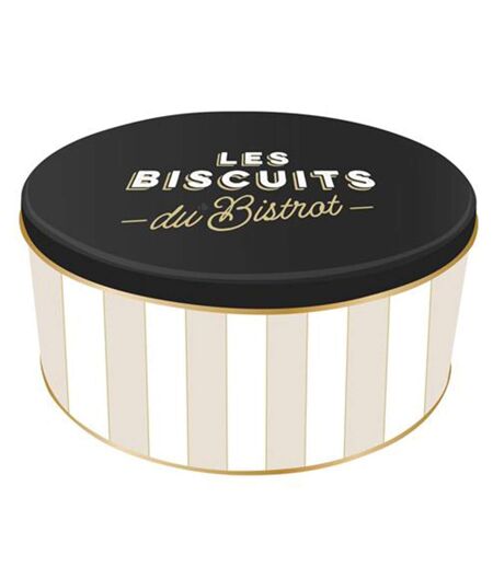 Boite de rangement à biscuits en métal AU BISTROT Biscuits