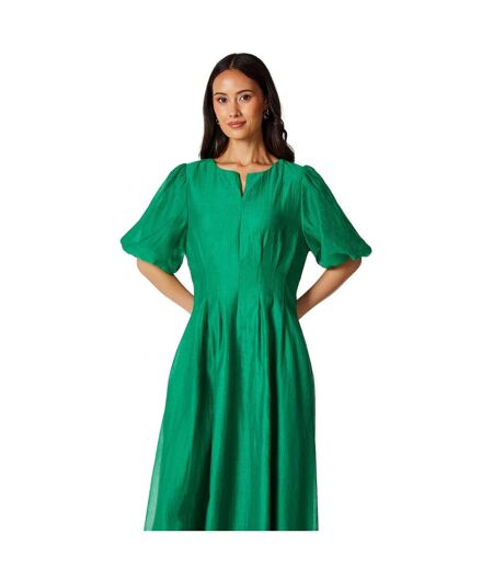 Robe mi-longue femme vert Principles