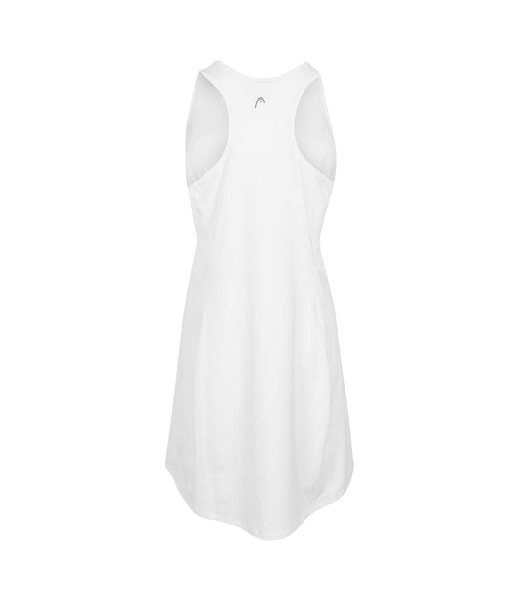 Robe Débardeur Motif/style Uni Club Femme Blanc Head-2