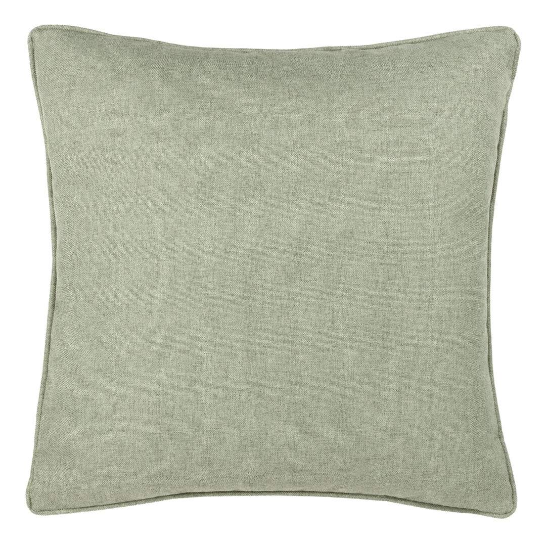 Dawn piping detail textured cushion cover 45cm x 45cm eucalyptus Furn-1