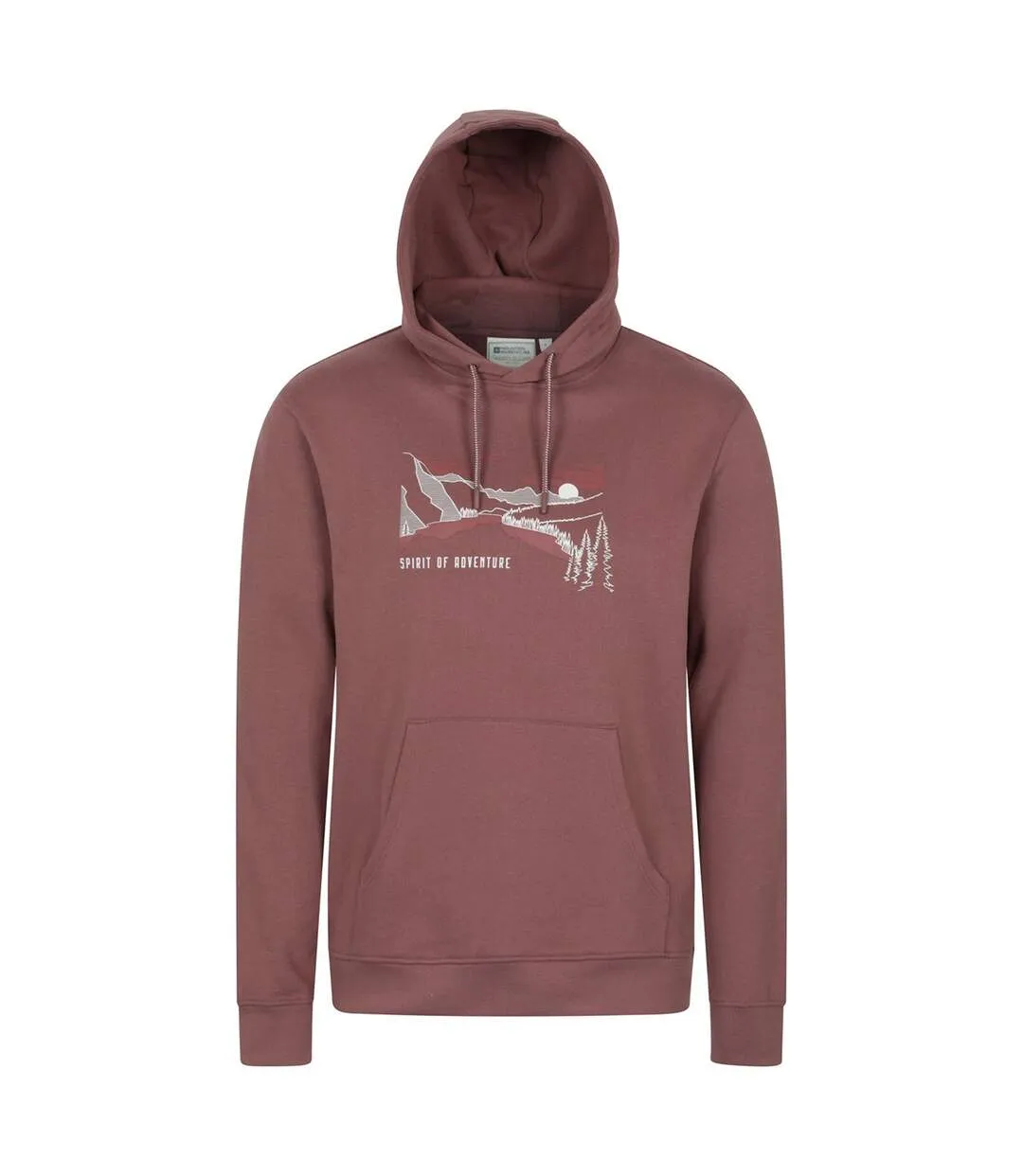 Sweat À Capuche Spirit Of Adventure Homme Marron Mountain Warehouse-1
