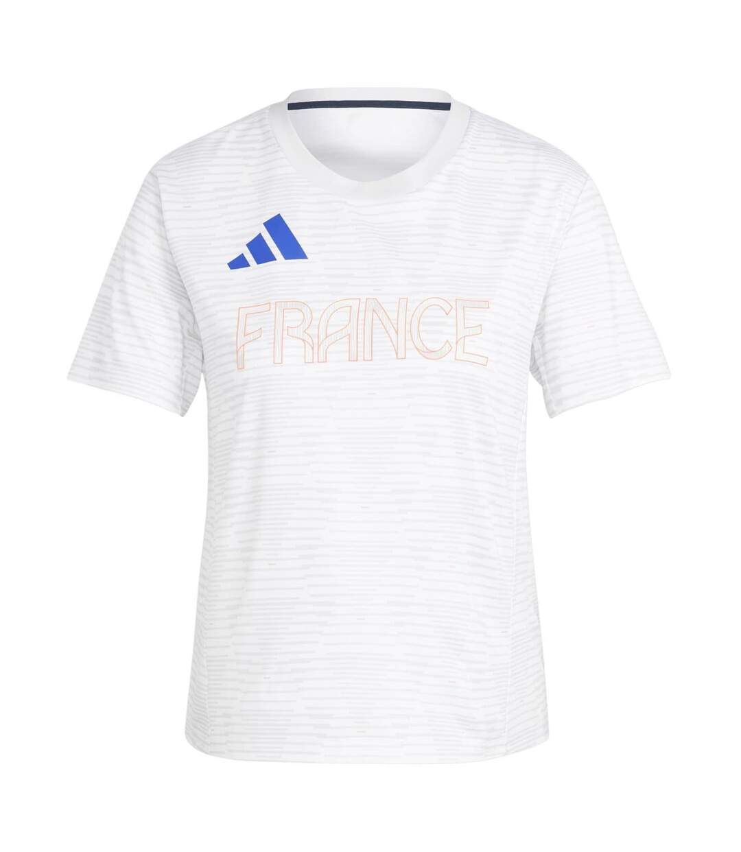 T-shirt Motif/style France Femme Blanc Adidas-1