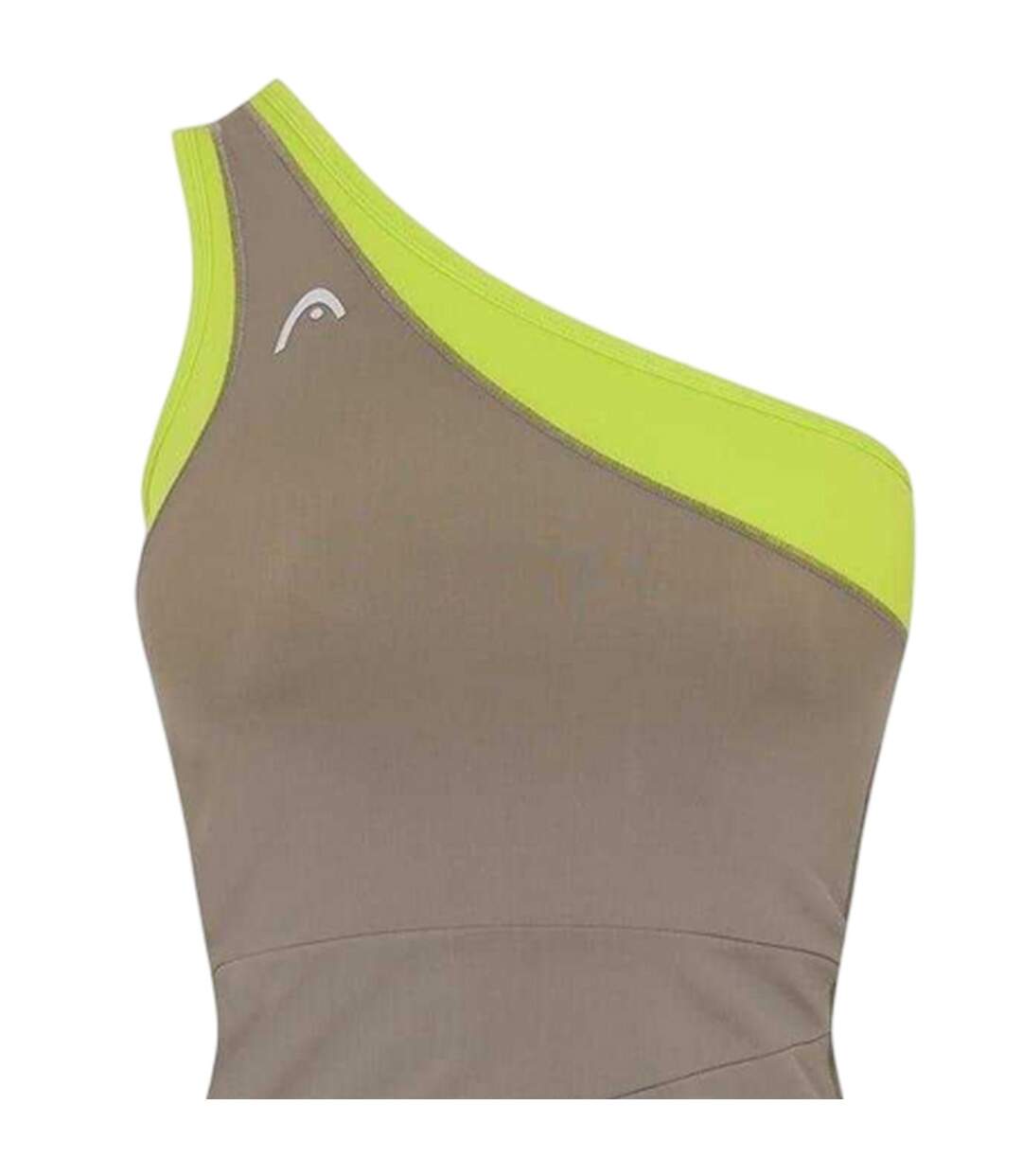 Robe Courte 1 Épaule Avatar Femme Vert Head-4